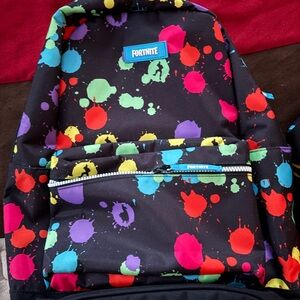 Fortnite Colorful Splatter Backpack